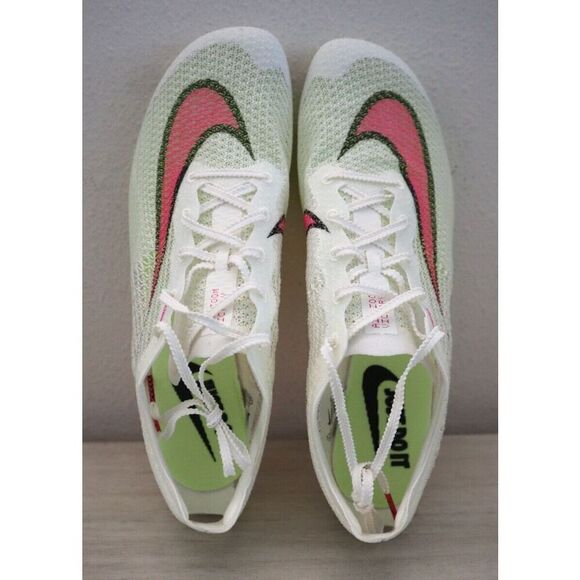 Nike CD4385-101 Men's Sz 15 White Air Zoom Victory Running Spikes $190 - Picture 9 of 9